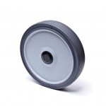 RUOTA D.100 SUPPORTO GIREVOLE NERA
